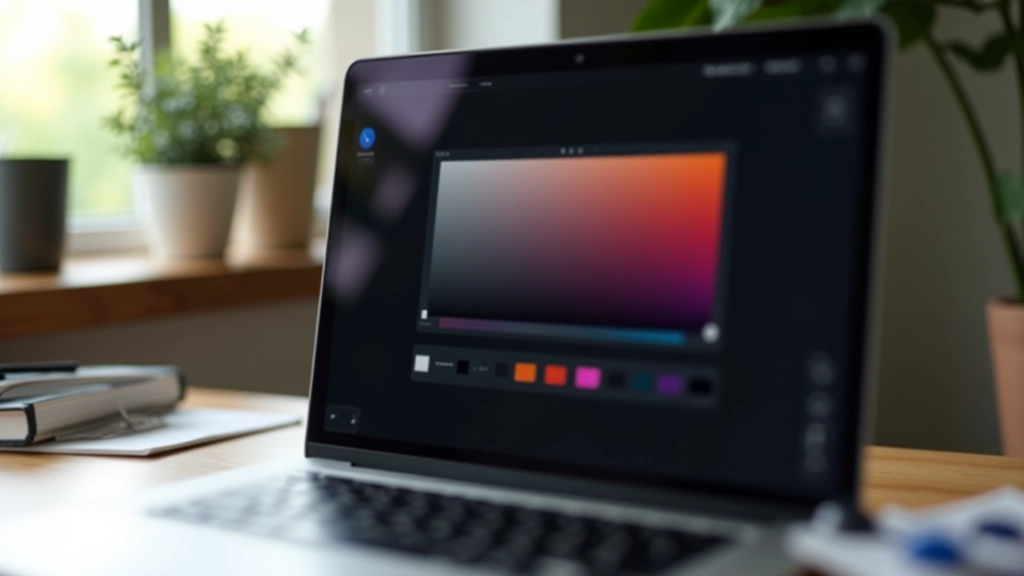Palette de couleurs pour icônes avec contraste suffisant en mode clair et mode sombre, nuances testées pour l'accessibilité