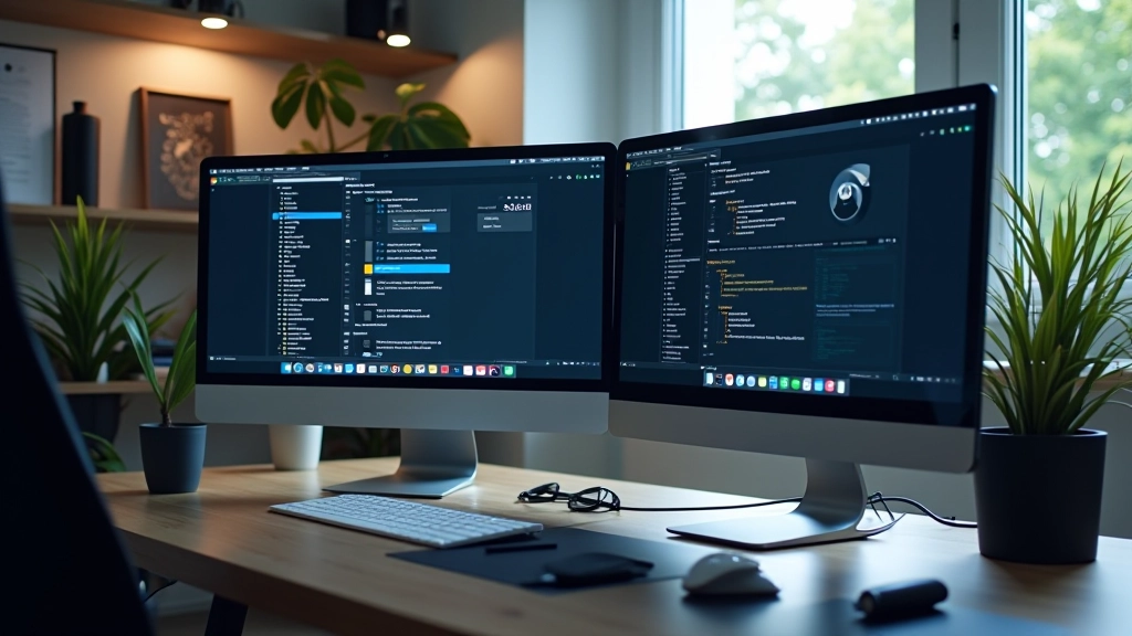 Espace de travail de conception avec affichage des modes clair et sombre